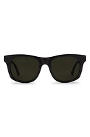 Electric Modena 52mm Polarized Rectangular Sunglasses in Gloss Black/Grey Polar at Nordstrom