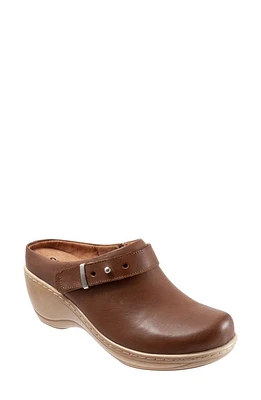 SoftWalk Marquette Clog Saddle Leather at Nordstrom,