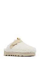 SOREL Viibe Faux Shearling Clog Natural/Bleached Ceramic at Nordstrom,