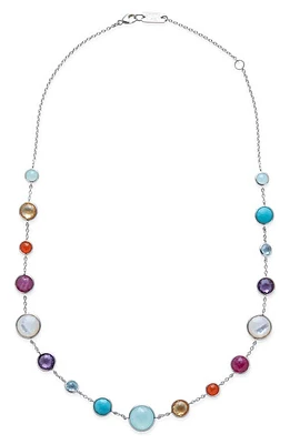 Ippolita Semiprecious Stone Collar Necklace in Rainbow at Nordstrom, Size 18 In