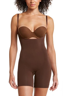 SKIMS Seamless Sculpt Open Bust Bodysuit at Nordstrom,