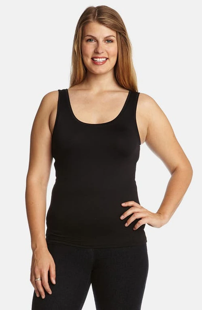 Karen Kane Supersoft Tank in Black at Nordstrom, Size 3X