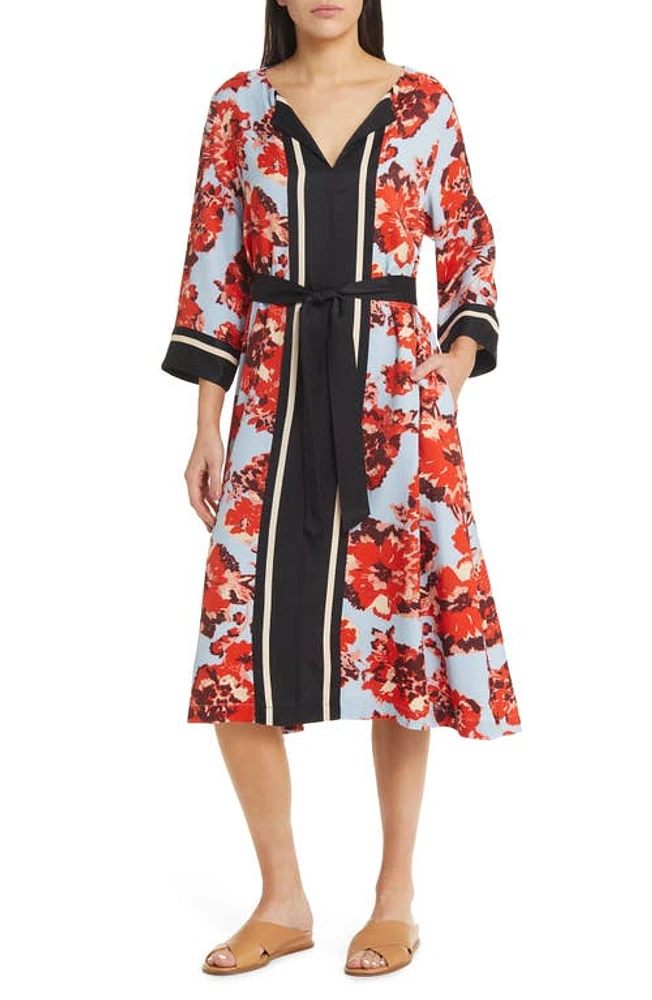 Masai Copenhagen Nyrana Mixed Print Dress in Orange. com at Nordstrom, Size Small