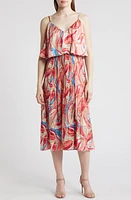 Adelyn Rae Nayla Midi Dress Pink Multi at Nordstrom,