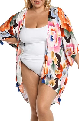 La Blanca Floral Cover-Up Wrap in Multi at Nordstrom