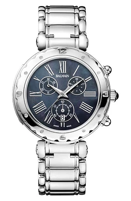 BALMAIN WATCHES Mother-of-Pearl Chronograph Bracelet Watch