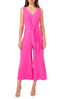 Vince Camuto Tie Front Wide Leg Jumpsuit at Nordstrom,