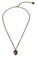 Kurt Geiger London Eagle Pendant Necklace in Crystal Dorado at Nordstrom