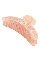 Machete Jumbo Heirloom Claw Clip in Apricot Shell Checker at Nordstrom