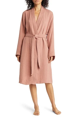 Parachute Gender Inclusive Cloud Cotton Robe in Clay at Nordstrom