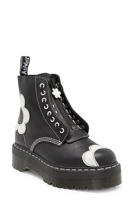 Dr. Martens Sinclair Platform Boot Black/White Pisa at Nordstrom,