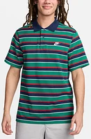 Nike Club Stripe Cotton Polo at Nordstrom,