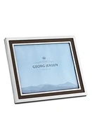 Georg Jensen Stainless Steel & Leather Picture Frame in Silver at Nordstrom