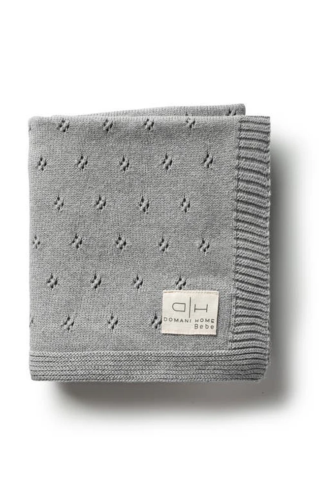 Domani Home Flower Pointelle Baby Blanket in at Nordstrom