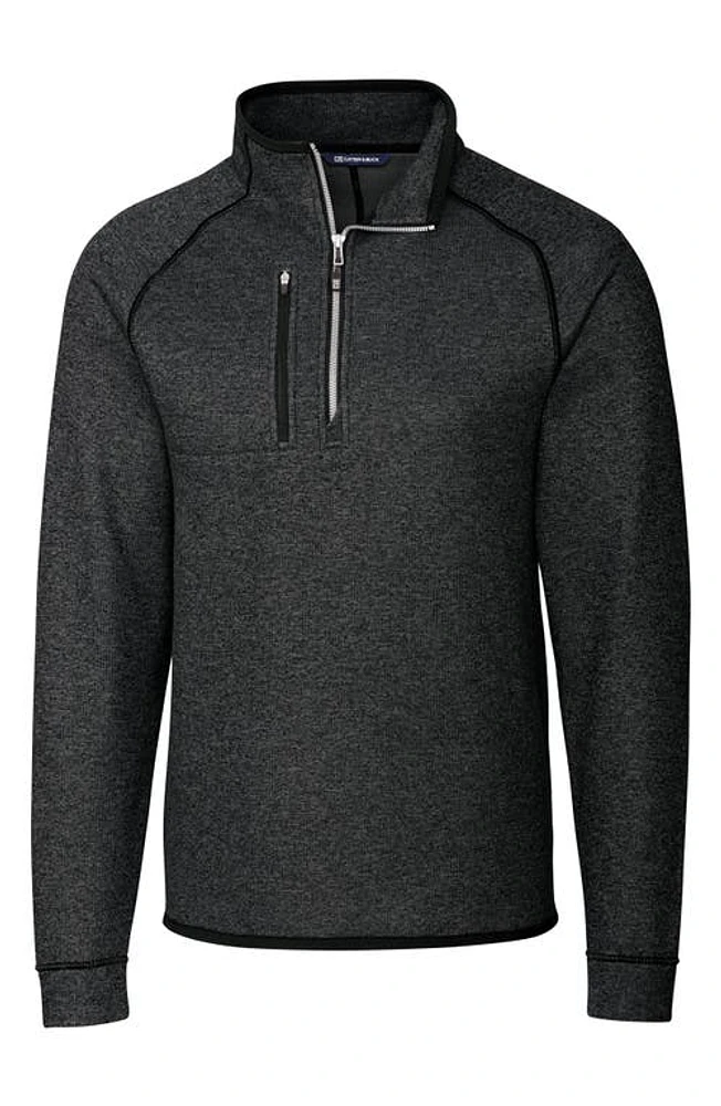 Cutter & Buck Mainsail Half Zip Pullover Heather at Nordstrom,