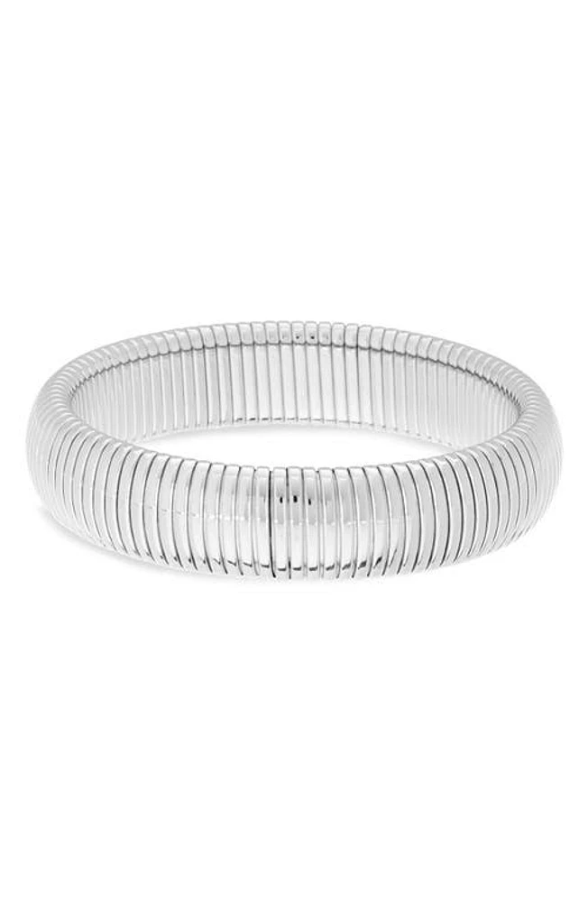 MIRANDA FRYE Cara Bangle in Silver at Nordstrom, Size Medium