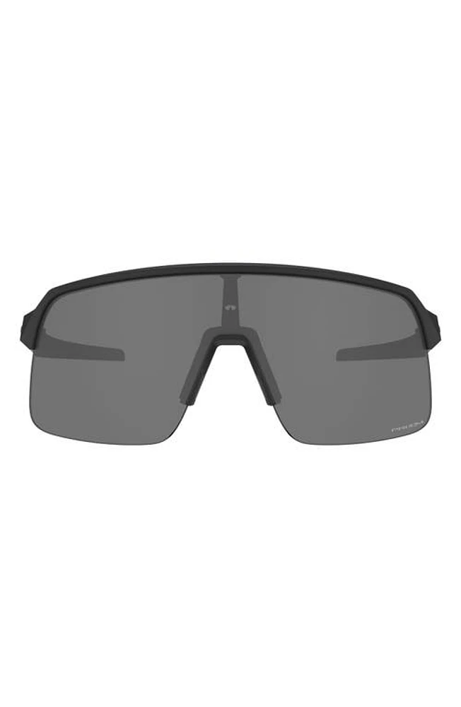 Oakley Sutro Lite 139mm Prizm Wrap Shield Sunglasses in Black at Nordstrom