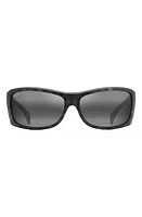 Maui Jim Equator 64.5mm Polarized Sunglasses in Grey Tortoise at Nordstrom