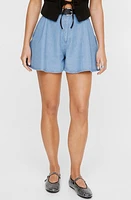 NASTY GAL Flippy Chambray Shorts Authentic Midwash at Nordstrom,