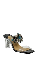 J. Reneé Kamelia Block Heel Sandal in Clear/Black/Multi at Nordstrom, Size 7