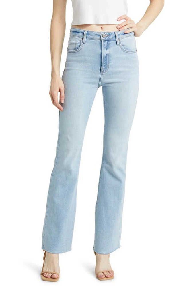 HIDDEN Jeans Raw Hem Bootcut Light Wash at Nordstrom,