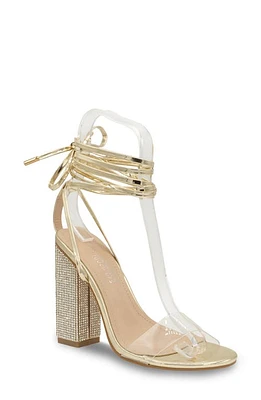 Touch Ups Silver Ankle Wrap Sandal Gold at Nordstrom,