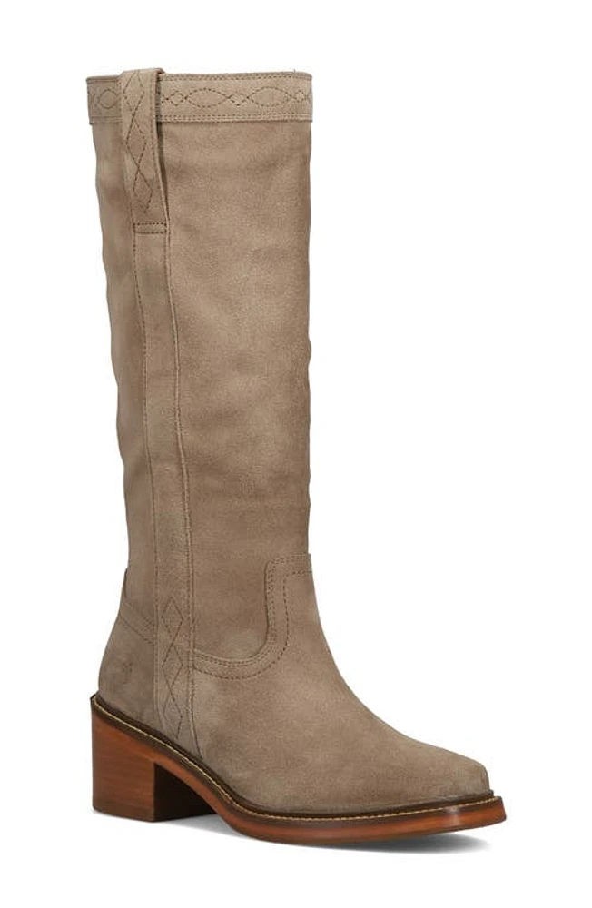 Frye Kate Block Heel Boot Taupe at Nordstrom,