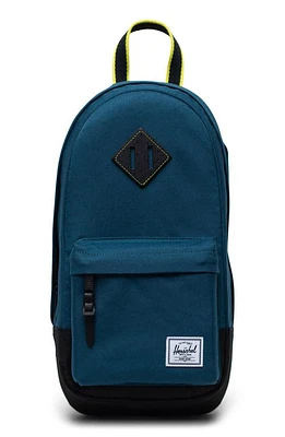 Herschel Supply Co. Heritage Recycled Polyester Shoulder Bag in Legion Blue/Blk/Evening Prim at Nordstrom