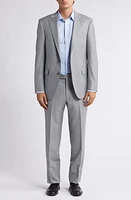 Peter Millar Heathered Wool Suit Light Grey at Nordstrom,