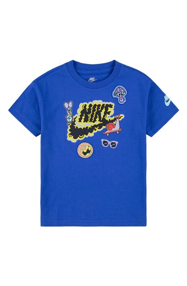 Nike Kids' Appliqué Graphic T-Shirt Game Royal at Nordstrom,