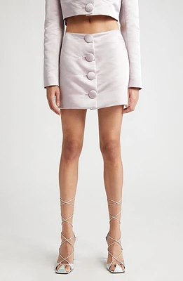 ALIETTE Satin Miniskirt Lavender at Nordstrom,