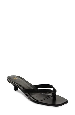 TOTEME Kitten Heel Flip Flop Black at Nordstrom,