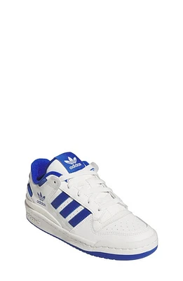 adidas Kids' Forum Low Basketball Sneaker White/Royal Blue/White at Nordstrom