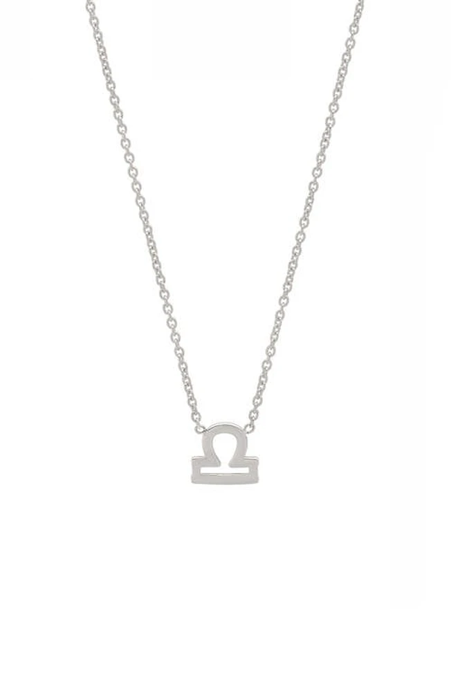 BYCHARI Zodiac Pendant Necklace in Libra at Nordstrom