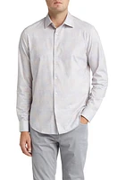 Bugatchi James OoohCotton Mélange Button-Up Shirt at Nordstrom,