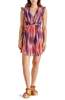 Steve Madden Althea Stripe Cotton Minidress Pink Multi at Nordstrom,