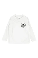 Feather 4 Arrow Icon Long Sleeve Rashguard White at Nordstrom,