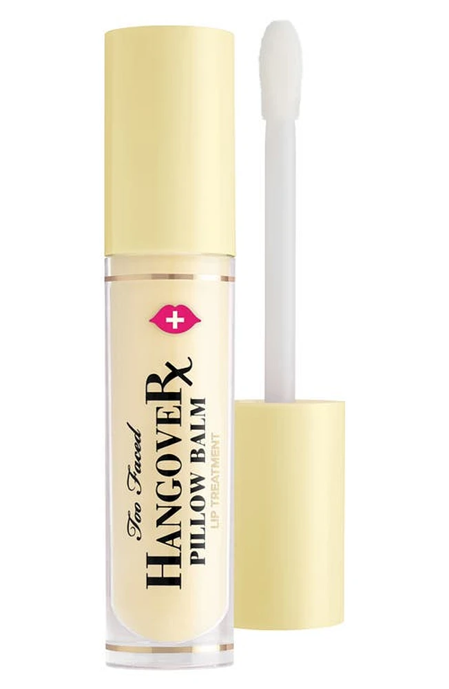 Too Faced Hangover Pillow Balm Ultra-Hydrating Lip Balm in Banana Kiss at Nordstrom