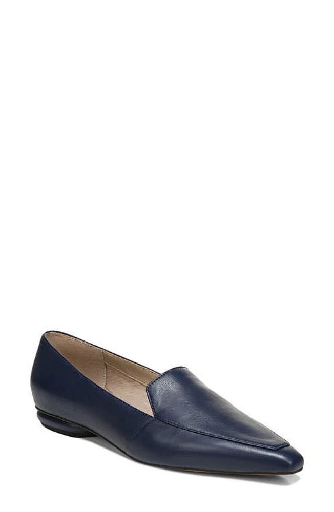 Franco Sarto Balica Flat Navy Leather at Nordstrom,