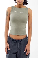 BDG Urban Outfitters Paradise Boatneck Tank Sage at Nordstrom,