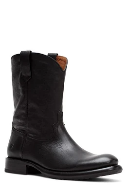 Frye Duke Roper Boot Black Leather at Nordstrom,