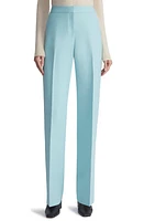 Lafayette 148 New York Gates Wool & Silk Crepe Straight Leg Trousers at