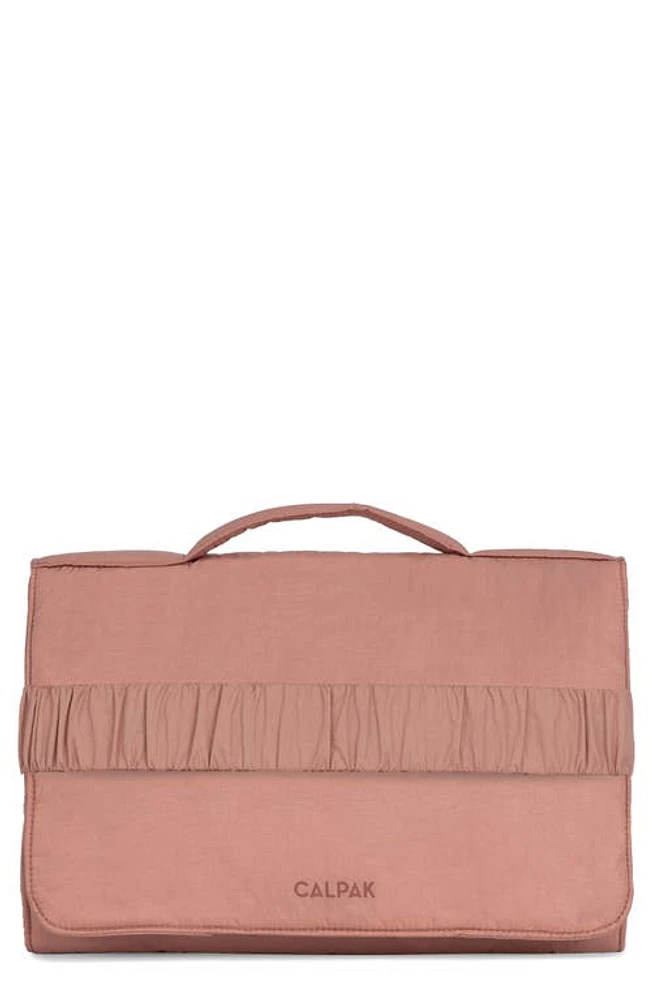 CALPAK Portable Diaper Changing Pad Clutch in Peony at Nordstrom