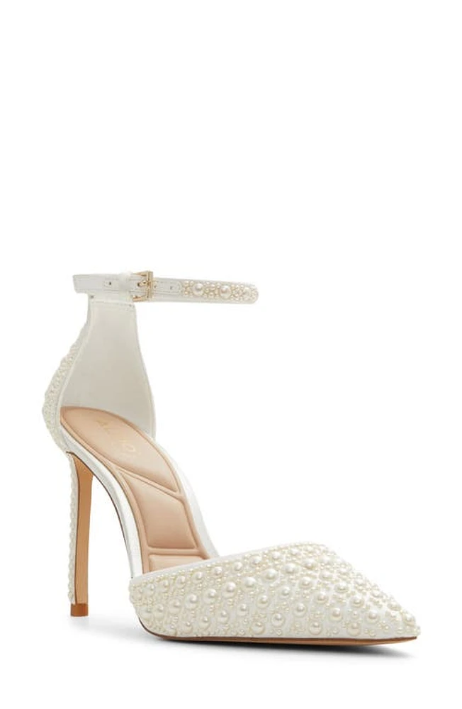 ALDO Derperla Pointed Toe Pump White at Nordstrom,