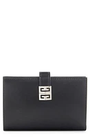 Givenchy Medium 4G Bifold Calfskin Leather Wallet in Black at Nordstrom