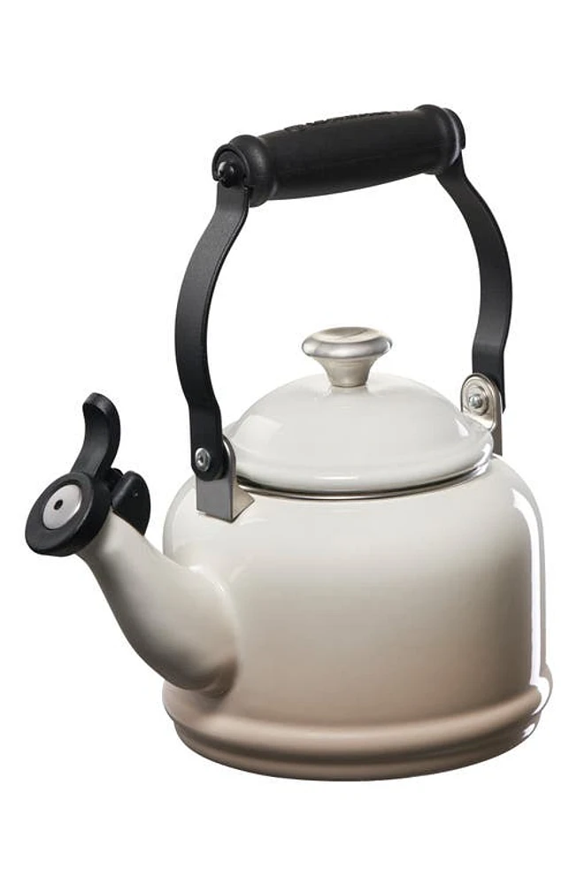 Le Creuset Demi Tea Kettle in Meringue/Silver at Nordstrom