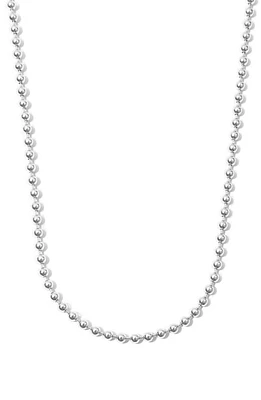 MIRANDA FRYE Manhattan Ball Chain Necklace in Silver at Nordstrom