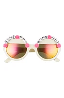 Rad + Refined Suns Out Buns Out Round Sunglasses in Hot Pink/Orange Mirrored at Nordstrom