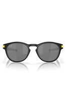 Oakley Latch 53mm Prizm Oval Sunglasses in Matte Black at Nordstrom