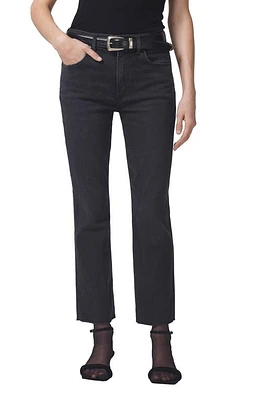 Citizens of Humanity Isola Raw Hem Crop Slim Straight Leg Jeans in Reflection at Nordstrom, Size 24